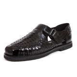 Deer Stags Men's Bamboo2 Sandal, Black, 9 US Men's Medium