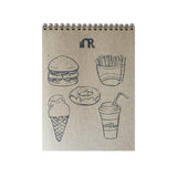 inr Artist Sketch Book WIRO Theme BRG A4 Size (29.7 cm x 21 cm) 140 GSM (30 Sheets / 60 Pages) Handmade Drawing Pad Landsc