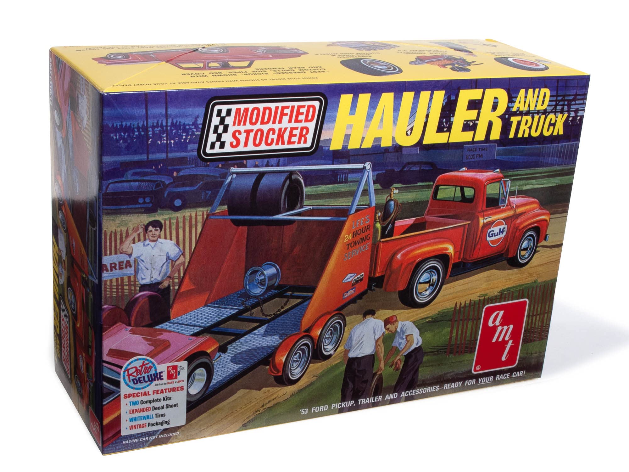Amt - 1953 Ford Pickup Modified Stocker Hauler Gulf