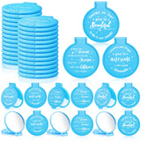 Wenqik 64 Pcs Inspirational Gifts Bulk for Women, Small Pocket Compact Mirrors Bulk with Positive Saying, Motivational Appreciat