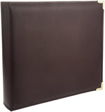 Pioneer 12 Inch by 12 Inch 3Ring Sewn Oxford Scrapbook Binder, Burgundy