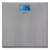 Taylor Digital Scales for Body Weight, ExtraHigh 440 lb Capacity, Thin Profile, Unique Blue LCD, Glass Platform, 12.2 x 12.2 In