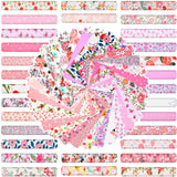 Tatuo 30 Pcs 10 Quilting Cotton Fabric Squares Floral Precut Fabric Square Sheets for Sewing Scrapbooking DIY Craft Patchwork(Pi