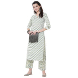 Gosriki Women'S Cotton Straight Kurta With Palazzo (Epsha White_M_White_Medium),White,,B09FDKKNJG