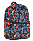 Disney Lilo & Stitch Tropical Leaves Pineapple 17 Travel Laptop Backpack
