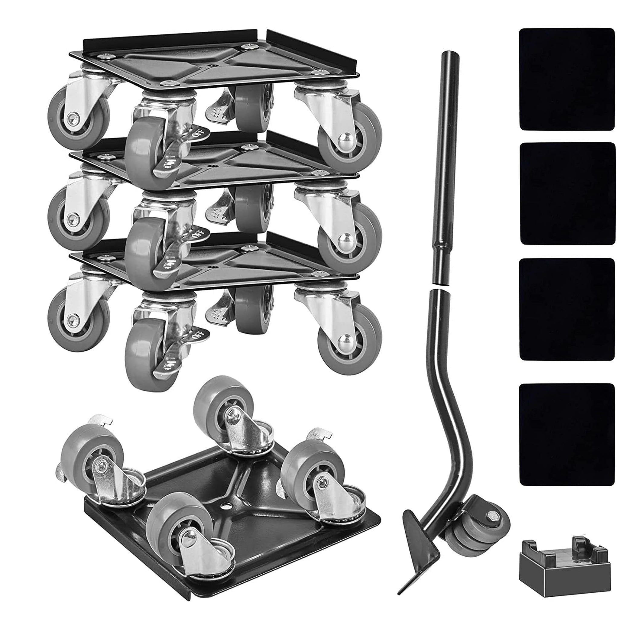 Heavy Furniture Roller Move Tools with 4 Wheels ,Larger Size Heavy Duty Furniture Movers,for Moving Heavy Furniture, Refrigerato