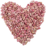 400pcs Natural Chip Stone Beads for Jewelry Making Rhodochrosite 5-8mm Irregular Gemstones Healing Crystal Loose Rocks Bead Hole