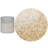 Bala&Fillic Clear Rainbow 4mm Glass Seed Beads About 1400pcs in Box 6/0 Glass Craft Seed Beads for Jewelry Making (Clear AB Rain