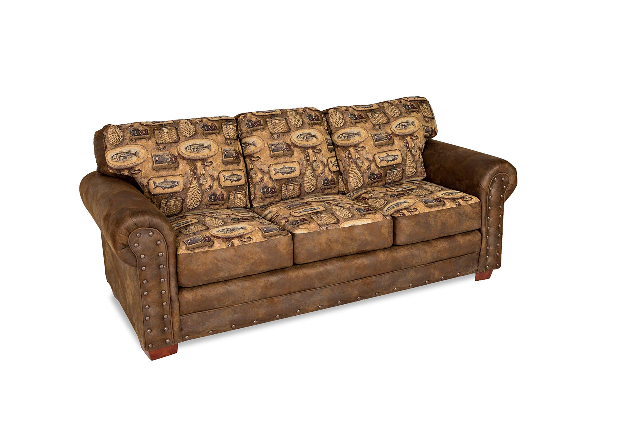 American Furniture Classics Model River Bend Sofa, Brown