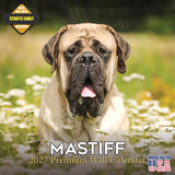 Mastiff Calendar 2027-16 Month Dog Wall Calendar, Monthly Planner, Large Writing Blocks, Thick No Bleed Paper, Made in USA, Gift