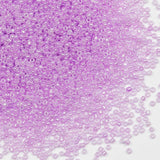 Bulk 2mm Light Purple Seed Beads for Jewelry Making 200 Grams About 18880pcs,12/0 Glass Craft for Making Earrings, Bracelets, Pe
