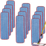 Replacement Mop Pads for Rubbermaid Commercial 18.5 Inch Mop Head 12 Pack Reusable Wet & Dry Cleaning Mop Head Replacement Ref