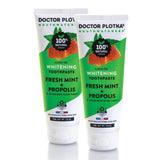 MOUTHWATCHERS Whitening Fluoride Free Naturally Sourced Toothpaste, 2 Tubes, 3 oz Each, for Sensitive Teeth and Gums, Fresh Orga