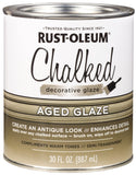 Rust-Oleum 315881 Chalked Decorative Glaze, Semi-Transparent Aged, 30 fl. oz. Packaging May Vary