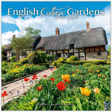 2023 2024 English Gardens Calendar Monthly Wall Calendar 12 x 24 Open Thick NoBleed Paper Giftable Academic Teachers