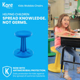 Kore Kids Preschool Wobble Chair - Flexible Seating Stool For Classroom, Preschool, Kindergarten & Elementary School - Made In T