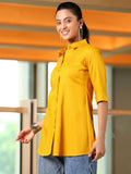 Libas Women'S Straight Tunics (58222_Mustard Mustard Xs