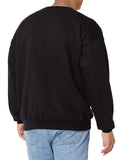 Hanes Men'S Ultimate Cotton Heavyweight, Black, Large
