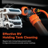 Camco Rhino Blaster Rv Tank Rinser With Backflow Preventer Rv Accessories For Toilet And Waste Tank Cleaning - Essential Camper