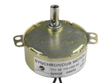 Small AC Synchronous Gear Motor TYC50 110V AC 5/6RPM CCW Turntable Motor for Electric Fireplace
