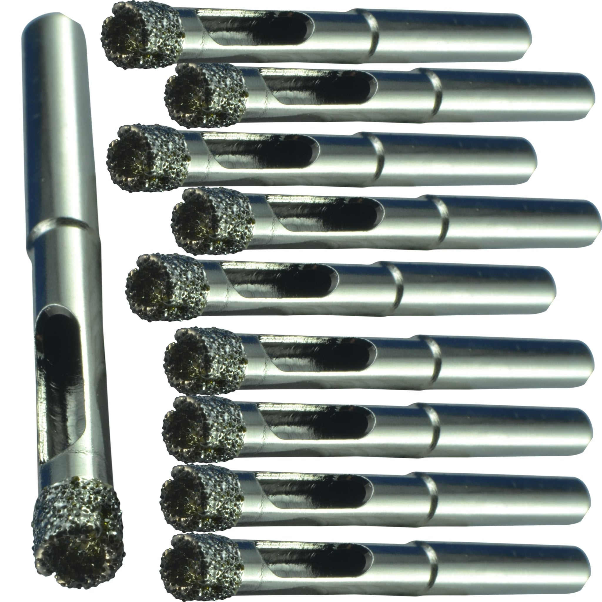 1/4 Diamond Drill Bit for Porcelain Tile x10 1/4 Tile Drill Bit for Ceramic Tile and Glass 1/4 Diamond Tip Bit Simply Start at