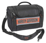 HarleyDavidson Trailblazer Hop Along Travel Duffel Bag Black/Rust Vintage XLarge