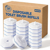 20 Count Toilet Bowl Cleaner Wand Refills Compatible with CLOROX, Disposable Toilet Brush Refills, Replacement Brush Heads for C