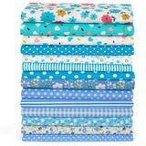 Oaixuilhy 14pcs Fat Quarters Cotton Fabric Bundles Floral Precut Fabric Squares 50x50cm for DIY Quilting Sewing Patchwork Crafts