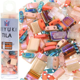 Miyuki Tila Beads, 2Hole Shape Mixes, Island Hopper, 7.2 Gram Tube