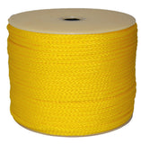 T.W Evans Cordage 27302 1/4Inch by 500Feet Hollow Braid Polypro Rope, Yellow