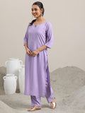 Libas Women'S Viscose Rayon Kurta Set (400263I Lavender L