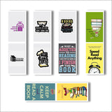 woopme Busy Reading Bookmark Magnet with Quotes Book Lovers Gift Magnetic Page Clips Students Readers Folding Magnetic Bookmark