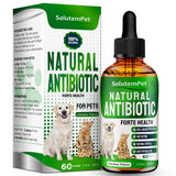 Dog Antibiotics Forte Health | Antibiotics for Cats | Herbal Supplement for All Breeds | for Easy Breathing | Digestion and Urin