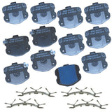 Bendix Premium SBM1419F Semi-Metallic Front Brake Pads for Chevrolet Corvette 2013-2006
