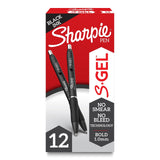 Sharpie SGel, Gel Pens, Drawing Pens, Writing Pens, Gel Ink Pens For Journaling, Coloring Pens, Bold Point (1.0Mm), Black Ink G