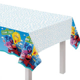 Amscan Everyday Sesame Street Plastic Table Cover 54 x 96 (1 Piece) Durable & Colorful Design Perfect for Kids Parties,