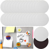 Engrowtic 25 Pcs Mini Magnetic Painting Canvas Panel Mini Canvas Boards for Painting Tile Art for Fridge Locker Art Crafts DIY(2