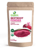 Organic Beet Root Powder | 8 oz or 226g | USDA Organic Approved, Raw and Non GMO | Nitric Oxide Booster, Increases Stamina and C