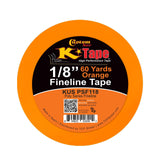 Custom Shop 1/8 Fine Line Tape Fineline Masking Tape Polytape Orange 1/8 X 60 Yard Roll