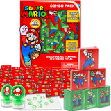 Super Mario Party Favors for 20 Guests, Pack of 20, Mario Gift Boxes with Stickers and Stamps for Kids Birthday, Mario Party Sup