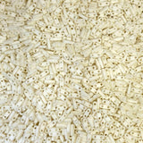 Miyuki Quarter Tila Beads - 2 Hole, 5x1.2x1.9 mm, 5 Grams Glass Beads Matte Cream (QTL2021)