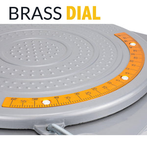 AutoSolo Wheel Alignment Turn Plates - 4-Ton Capacity, Brass Dial Measurements, with Bonus Accessories for Complete Wheel Alignm