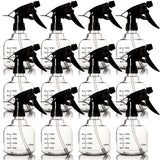 Youngever 12 Pack Empty Plastic Spray Bottles, Spray Bottles for Hair and Cleaning Solutions (8 Ounce)