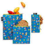 Simple Modern Paw Patrol Reusable Snack Bags for Kids, Girls, Boys | Food Safe, BPA & Phthalate Free Zip Pouches | Washable Sand