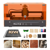 BlazeX M3 10W Laser Engraver Machine, 0.01mm Ultra-precision Laser Cutter and Engraver Machine for Wood Metal Glass Leather, Beg