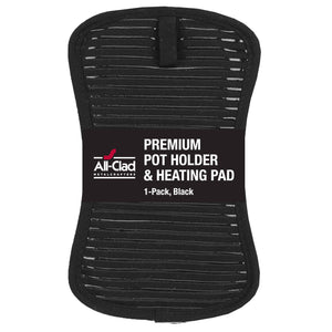 All-Clad Premium Pot Holder & Hot Pad: Heat Resistant To 500 Degrees - 100% Cotton, 10X6.25 Hot Pad For Kitchen And Barbeque
