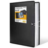 Nicpro Art Portfolio 11x17, Upgraded Large Portfolio Folder for Artwork with 30 Pockets Display 60 Pages, Presentation Book Bind