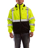 TINGLEY, 3X Rubber J26112 Bomber II Jacket, Large, Lime Green