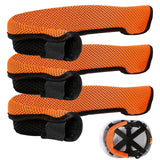 Aolamegs Hard Hat Sweatband - 3pcs Washable Hard Hat Sweat Bands,Flame Retardant Cotton Construction Hardhat Liners for Men,3-La