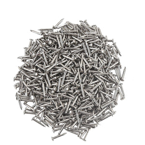 newlng 500PCS Small Nail Round Head Tiny Nails String Art Nails Hand-Made Hardware Accessories Fasteners Mini Nails 1 X 10mm/0.0